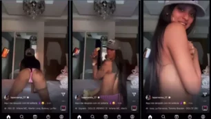 La Desobediente Atrevida en una Transmisión en Vivo de Instagram