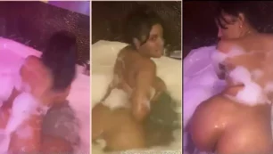 Perla Ortiz con Deseos de Disfrutar en el Jacuzzi