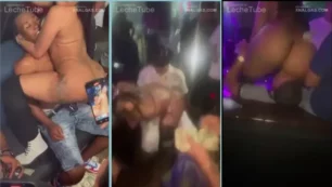 Laura92, la bailarina de República Dominicana, observa a los jóvenes sin ropa en el club nocturno