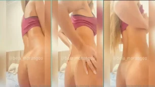 A una bella Morangoo se le filtró su video mostrando su hermoso cuerpo natural y rubio Con mucho encanto se luce de costado