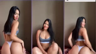 Bruna Iork meciendo la cama con un sensual twerk y elegantes braguitas