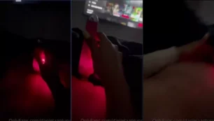 Daniela Antury, la provocativa colombiana metiéndose un vibrador luminoso en el coño