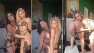 Doris Medeiros mostrando todo en sexy video junto a su sensual amiga morena