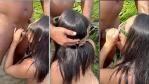 Edna Samara disfruta del sexo caliente al aire libre con acabado en la boca