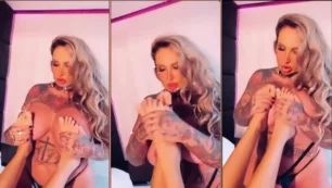 Fernanda Campos haciendo video de sexo caliente con famosa estrella de cine para adultos