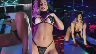 Maikelly Muhl deslumbrante en su actuación de pole dance, derrochando sensualidad y habilidad