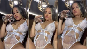 Raissa Oliveira mostrando su lado sensual en sus videos clasificación R