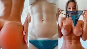 Vanessinha Vailatti luce en un atrevido vídeo quitándose las bragas y quedando completamente desnuda