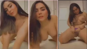 Victoria Matosa luciendo sus hermosas tetas y mostrando el tamaño de su sensualidad