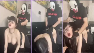 Video porno de Honey Momo siendo acechada por un payaso aterrador