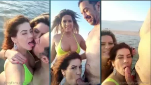 Bruna Ferraz divirtiéndose con el chico de su amiga, amamantando y disfrutando juntos