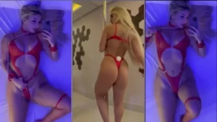 Isadora Vale luce sensuales looks en bragas en varios videos mostrando su trasero