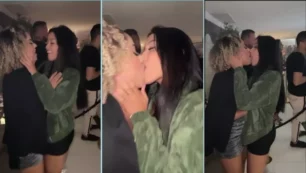 Karlyane Menezes fue captada intercambiando besos con una amiga en un evento exclusivo