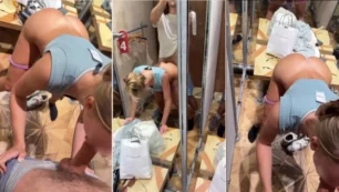 LeoLulu hace sexo oral y se lo pone a cuatro patas, recibiendo una corrida en la boca