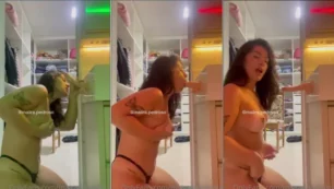 Maira Pedroso guarda el vibrador en la cocina y empieza a divertirse con su delicioso coño