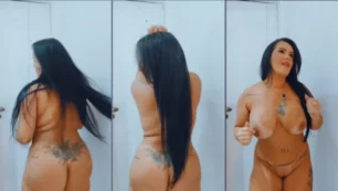 onlyfans nena Paulinha Cordeiro haciendo twerking desnuda y atractiva