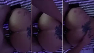 Paulinha Cordeiro, famosa en OnlyFans, es captada en un video amateur en posición a cuatro patas siendo eyaculada sobre su trasero