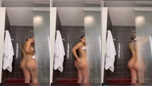 Viviane Lomelin, musa de OnlyFans, atrevida en la ducha, mostrando toda su sensualidad