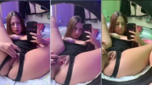 Yasmin Paladini, famosa de OnlyFans, luciendo frente al espejo