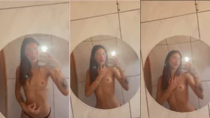 Rafaela Lima, famosa del OnlyFans, grabó un video en el que se muestra desnuda tocándose frente al espejo