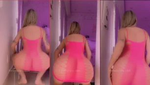 Rafaela Nery luce un vestido transparente como una putita bailando y meneando su gran culo con todo su talento