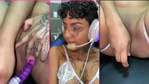 Vitoria Stefany se divierte masturbándose con un consolador