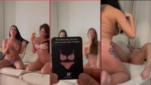 Carol Machado participando en actividades íntimas al realizar sexo oral a su amiga