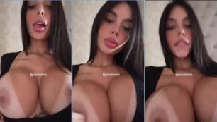 Jaiane Limma, sexy influencer luciendo sus grandes pechos