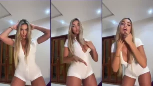 Karlyane Menezes, conocida por su talento en la danza, muestra un estilo muy sensual en sus actuaciones