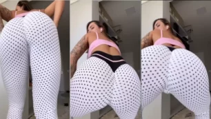 Karol Rosalin bailando sensualmente y luciendo su increíble trasero