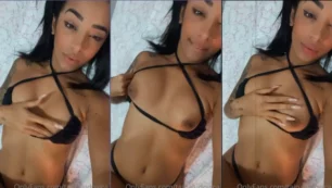 Tainá Ludovica se volvió viral en internet mostrando sus senos con expresión seductora