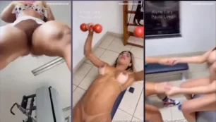 Paula Lima y Alyne Lary están en el gimnasio luciendo su belleza y divirtiéndose