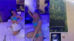 Belle Belinha fue captada bailando a cuatro patas con las bragas mostrándolo todo