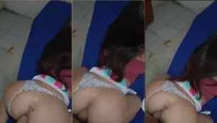 Morena traviesa moviendo sabroso con todo al fondo