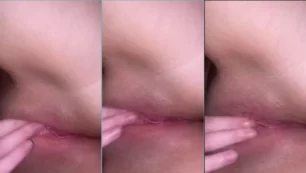 Vanessa Brazz desnuda masturbándose con el coño empapado de excitación