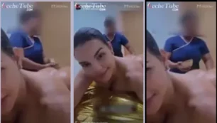 Vitaly Sánchez se vuelve viral cuando le realizan un masaje en la zona de las nalgas