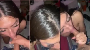 Danadinha Amadora hace un español y hace oral en el gran rollo del chico