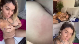 Isabelladmm mostrando su espalda y frente después de divertirse con sus amigos