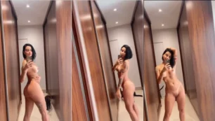 Lola Benvenutti graba un video amateur mostrando sus genitales y su pecho al descubierto