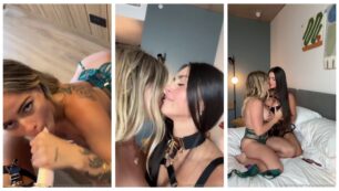 Se filtró video de OnlyFans de Caryn Beaumont mostrándose como lesbiana y utilizando un consolador