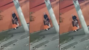 Video casero muestra a mujer traviesa follando un hombre sabroso en el hombre en la calle durante Río Carnival