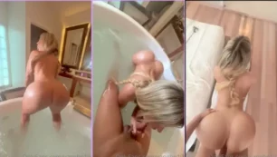 Vídeo filtrado de carrera de besos en el jacuzzi de Vanessa Bohorquez