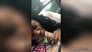 Blowjob in my car