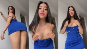 La morena da ese enderezado en la utilidad y muestra a la xotinha con un vestido sin bragas